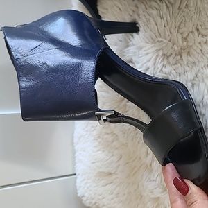 Soft Leather ankle heels